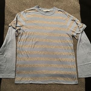 SPLENDID MILLS "Heather Rugby Double Sleeve" Shirt